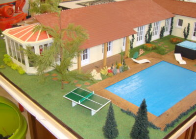 Maquette éclairée vérandas