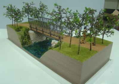 Maquette de passerelle