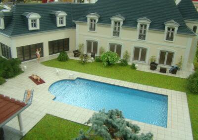 Maquette de villa haut de gamme