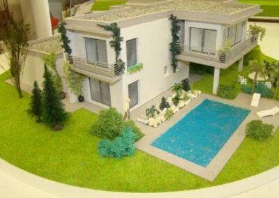 Maquette de villa design