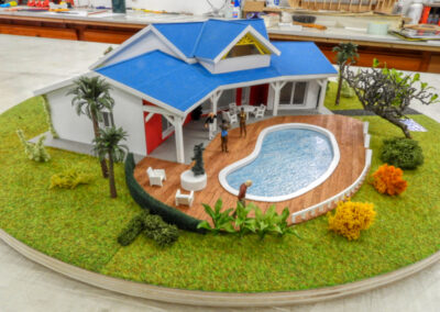 Maquette de maison pour la Réunion