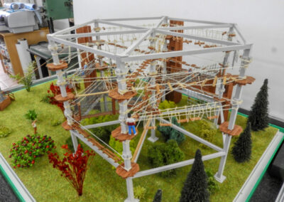 Maquette parcours acrobatique