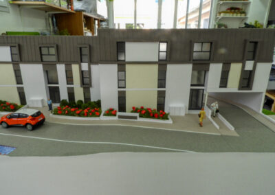 Maquette de projet immobilier