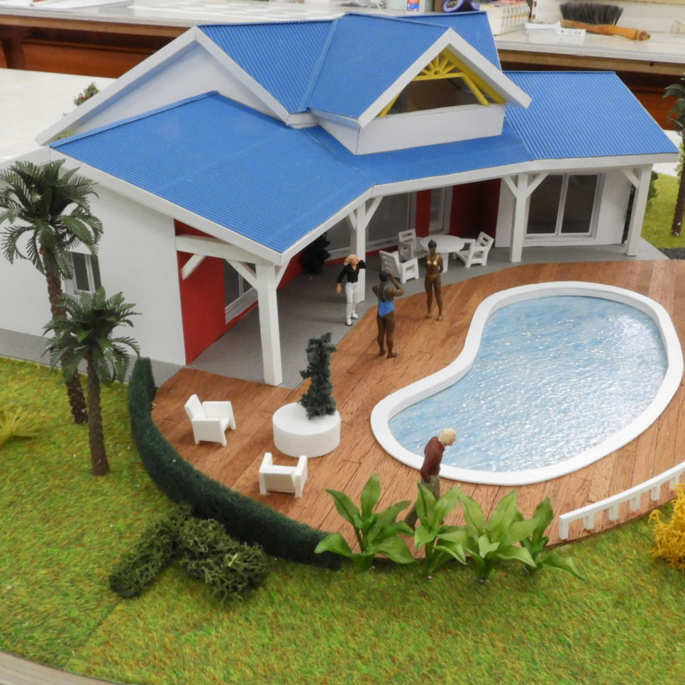 maquette de villa construction à la réunion